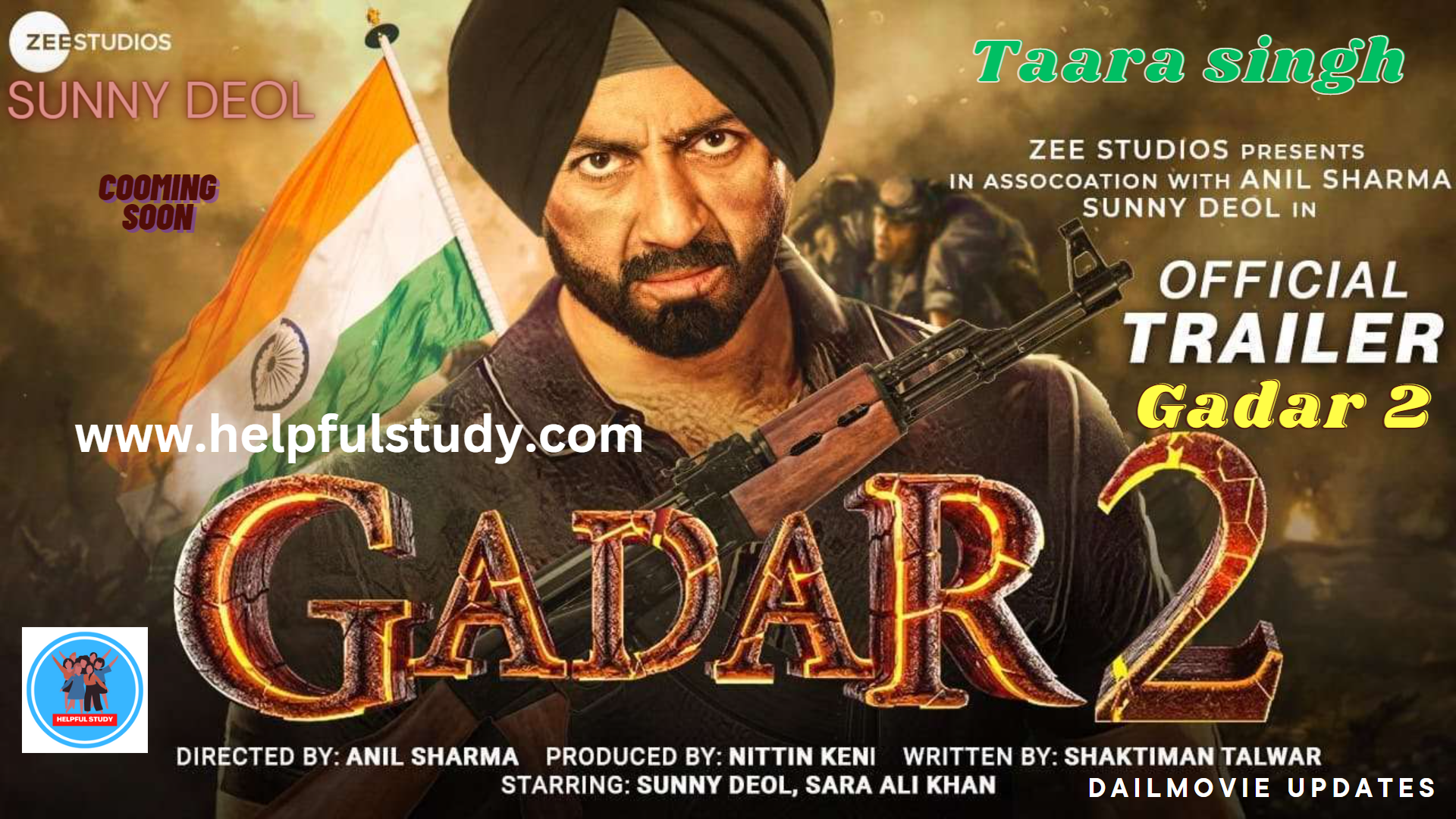 Gadar 2 Release Date 2023 Starcast Download Movie